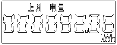 寧波三星dts188三相四線電表顯示界面3